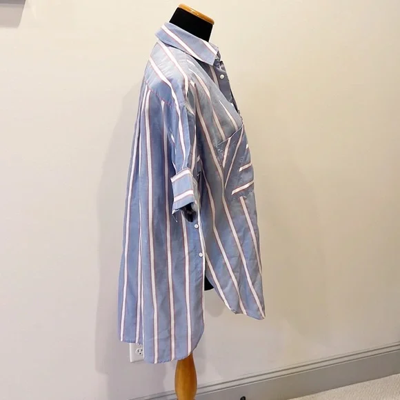 Palmer//Harding Short Sleeve Striped Shirt